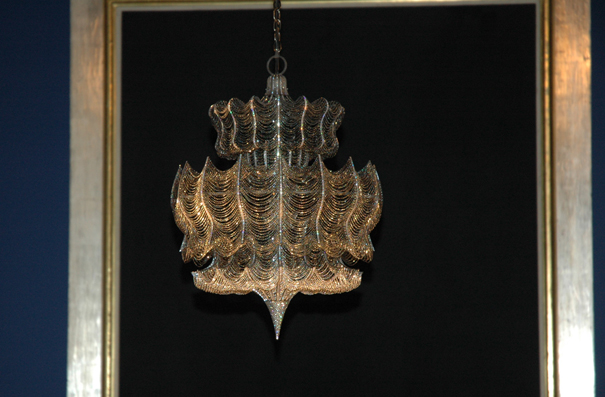 Live at Design Miami: Gold and Diamond Chandelier
