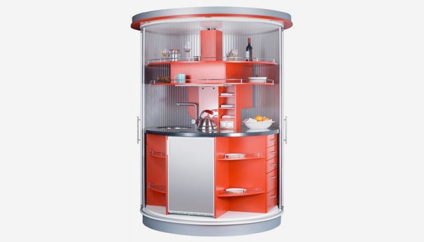 New Space-Saving Circle Kitchen by CC Concepts