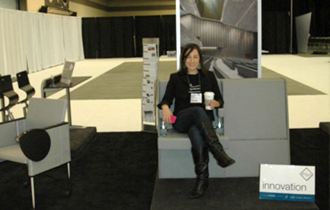 #NEOCONEAST, auditorium seating, contract seating, contract seating industry, Dante Bonuccelli, Genya, Genya Auditorium Seating, leather, marble, Sedia Systems, upholstery, wood