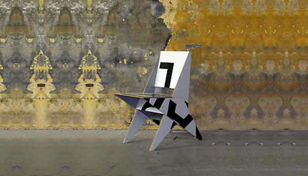 The Typo Chair Advertises Creative Design by Bomdesign