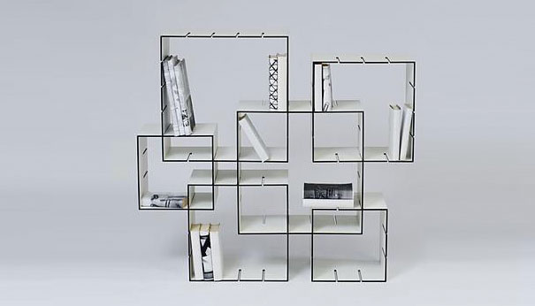 Boxes in a Box: Konnex Shelving by Florian Gross