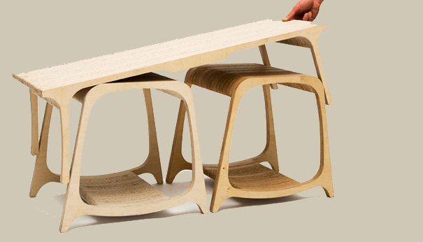 Strata: Reclaimed Furniture by Ryan Frank