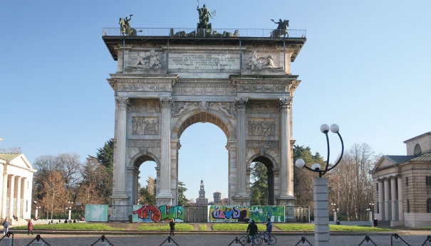 L’Arco della Pace Bookcase by Martino Gamper for Nilufar