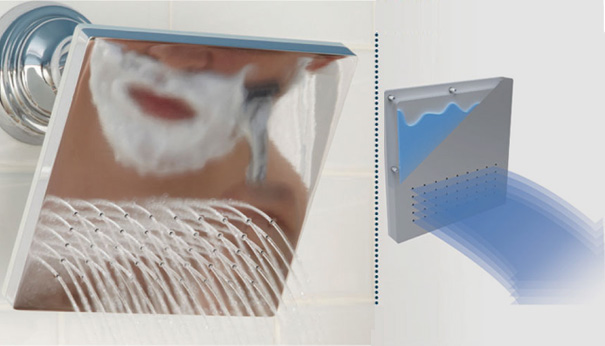 Reflect Showerhead Provides for a Clean Shave in the Shower