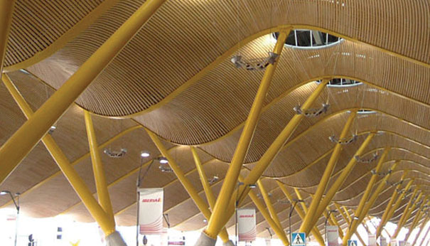 The Bend into Bamboo Ceilings by MOSO