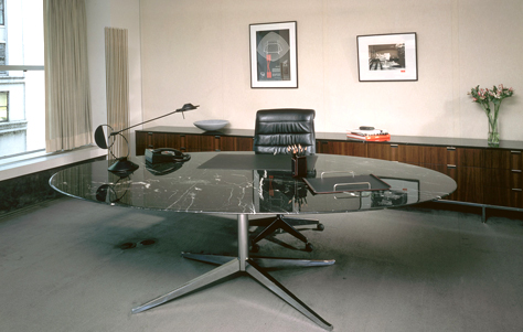 Florance Knoll Oval Table Desk