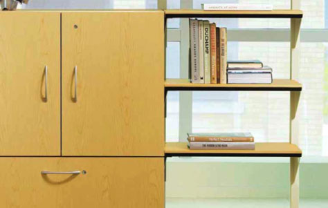 HON's Vicinity Storage System Cleans Up Any Office Mess
