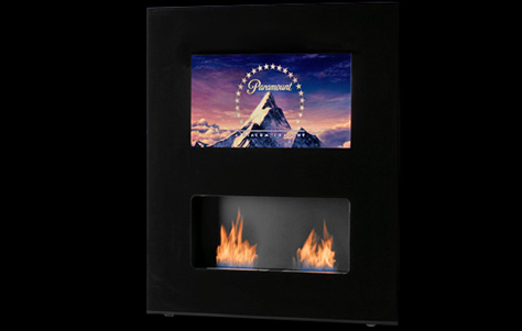 Double Vision Eco-Fireplaces by Safretti
