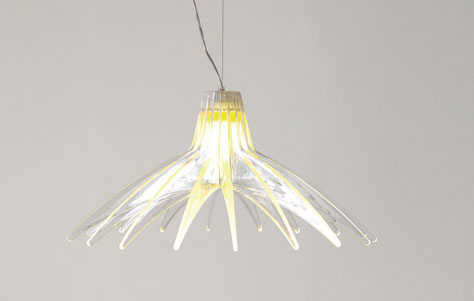 Luceplan's Luminous Agave Parabolic Suspension Lamp