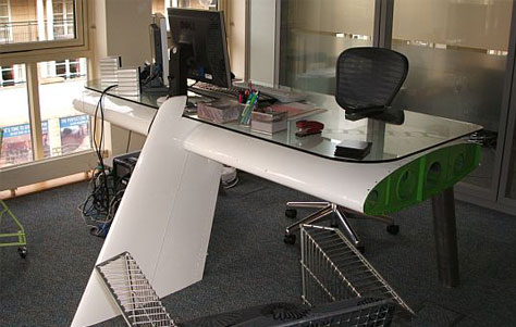 Reestore Modern Recycled Airplane Desk