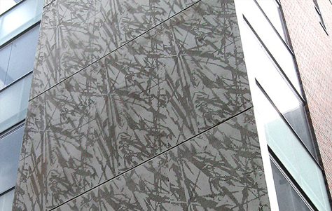 Graphic Concrete: GCCollection Nature Collection, grass pattern, custom printing on concrete surface