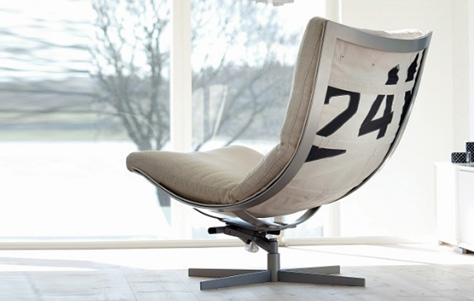 Couch-time Becomes Maritime with the Spinnaker Chair