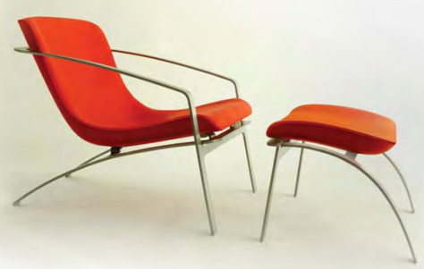 A Very Elegant Club Chair by Anna-Pia Slothower for Animavi