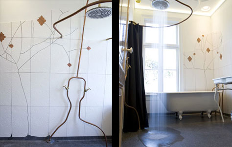 Bo Reudler's Amsterdam Bathroom is Nouveau Antique