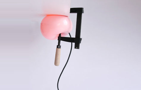 Dieter Volkers' Ball Clamp Lamp