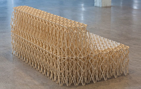 Yuya Ushida's Innovative Structure Forms a Perfect XXXX of a Sofa
