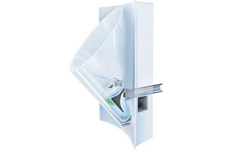 Steward Waterless Urinal. Designed by Kohler.