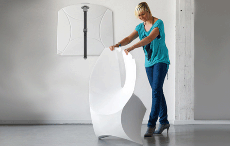 The Flux Chair designed by Douwe Jacobs and Tom Schouten