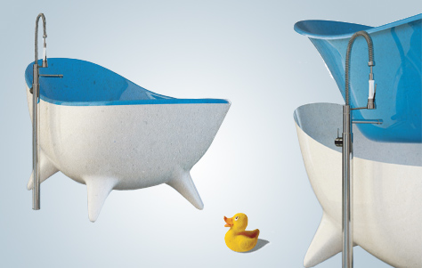 The Nessie Bathtub Designed by Moreno Ratti of Cactus Design