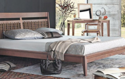 Calisson Bed. Designed by Maurice Barilone. Manufactured by Roche Bobois.