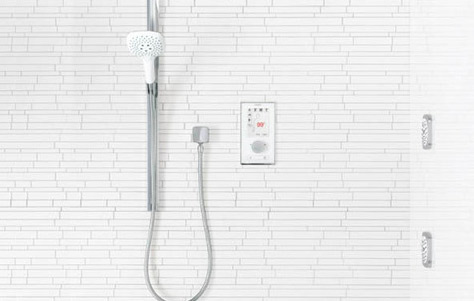 RainBrain Programmable Shower System. Manufactured by Hansgrohe.