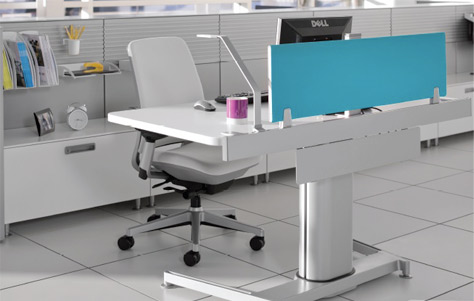 Airtouch Height-Adjustable Desk. Manufactured by Details.