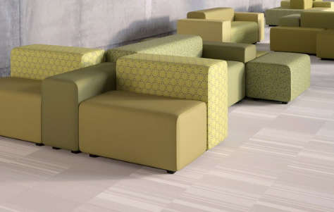 Moss Seating System. Designed by Andrew Jones. Manufactured by Keilhauer.