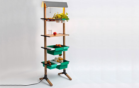 The Sunday Kitchen Rack. Designed by Reinhard Dienes.