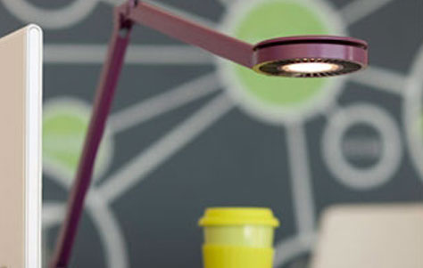 dash LED Task Light. Manufactured by Steelcase.