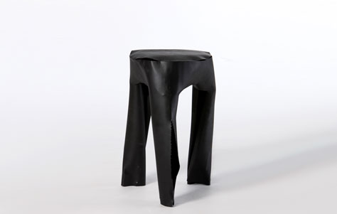 Blast Stool. Designed and Manufactured by Guy Mishaly.