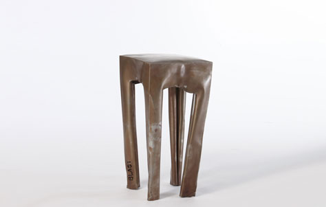 Blast Stool. Designed and Manufactured by Guy Mishaly.