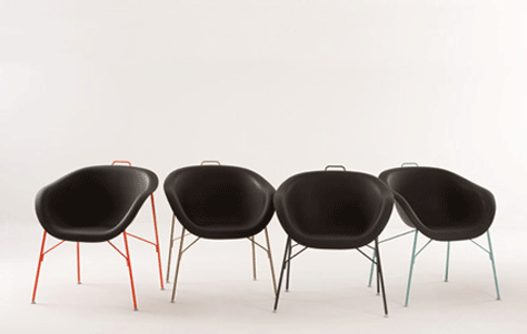 The Eu/phoria Chair In Basic by Paola Navone for Eumenes.