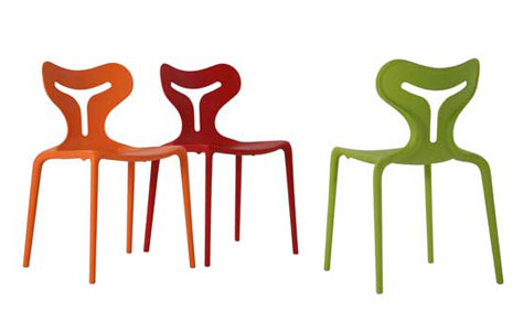 Area51 Stacking Chair. Manufactured by Calligaris.