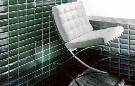 Beveled Wall Tile in Colors Series. Manufactured by Hastings Tile & Bath.