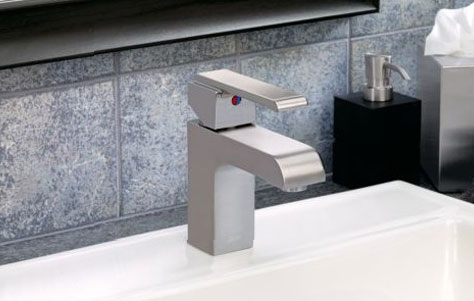 Arzo Faucet with Proximity Sensing Technology. Manufactured by Delta Commercial.