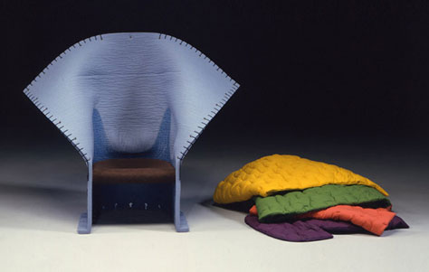 Feltri Chair. Designed by Gaetano Pesce. Manufactured by Cassina.