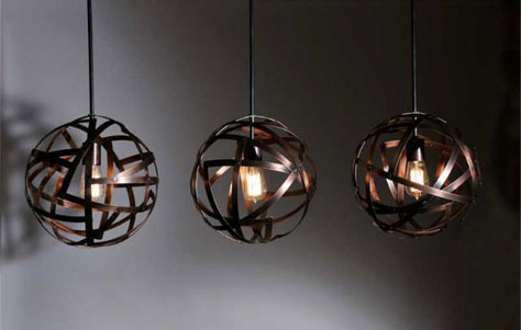 Living in Harmony 8 Pendant Lamp. Designed and manufactured by Work & Design.
