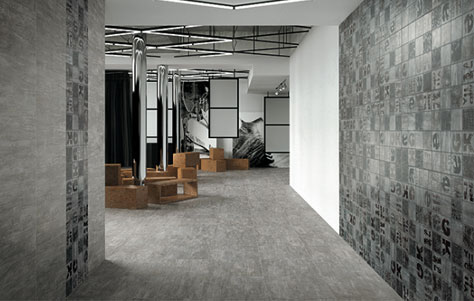 Oxy porcelain tile. Manufactured by Nemo Tile.