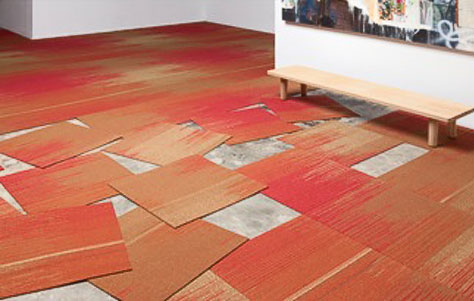 Change Collection of Modular Carpet Tiles. Manufactured by Tandus.