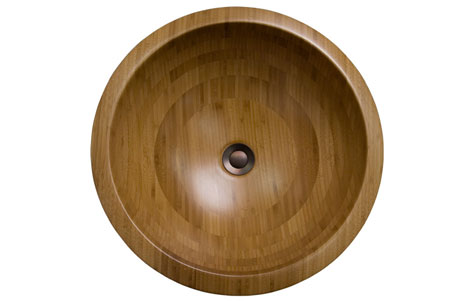 Whittington Collection Bamboo Vessel Sink. Manufactured by Whittington for Signature Hardware.