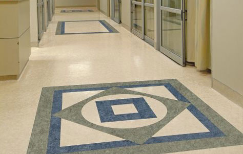 Translations sheet flooring. Manufactured by Armstrong.