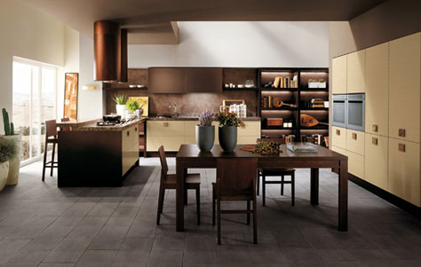 Tribe Collection. Designed by Marcello Cutino. Manufactured by Scavolini.