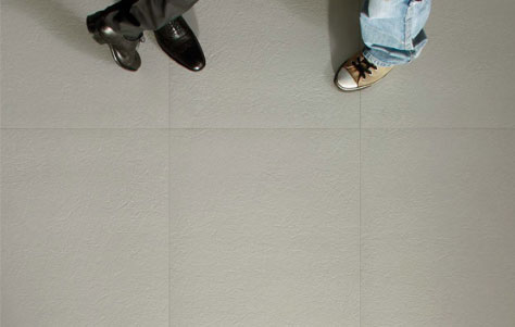 Less porcelain stoneware tile. Manufactured by Floor Gres.
