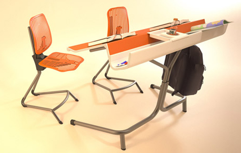 Ergonomic Classroom Furniture by Simon Dennehy for Perch