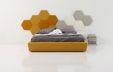 Hexagonal Tea Wall Panels. Designed by J.M. Ferrero. Manufactured by Sancal.