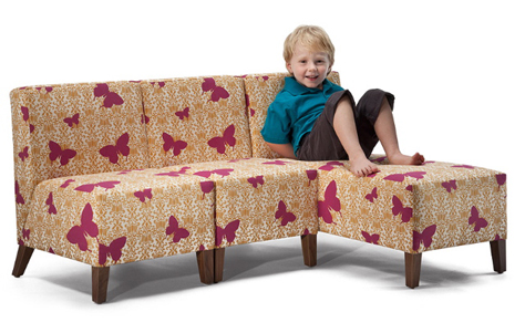 Ethan Youth Lounge. Designed and Manufactured by Vervano Sustainable Furnishings.