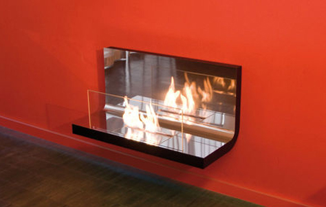 Wall Flame 1. Designed by Michael Rösing. Manufactured by Radius Design.