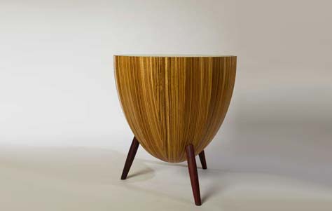Artichoke Table. Designed by David Rasmussen Design.