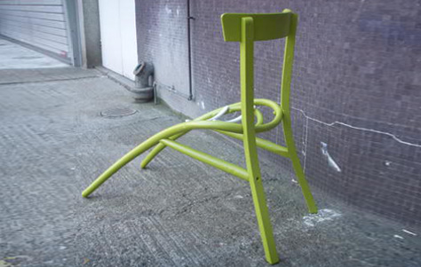 Kekere Chair. Designed by Yinka Ilori.