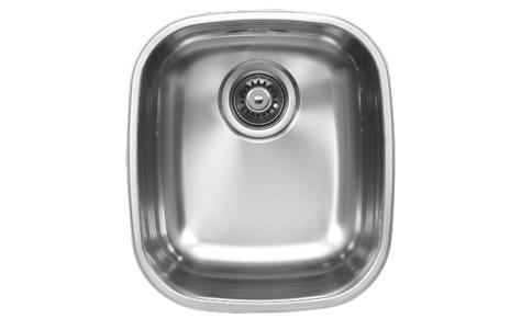 Stainless Steel Kitchen Sink from The Small Bowl Line. Manufactured by Ukinox.